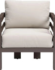 Bal Harbor White Arm Chair-Outdoor Accent Chairs-Zuo Modern-LOOMLAN