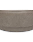 39" Barrel Fiber Reinforced Concrete Round Coffee Table