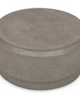 39" Barrel Fiber Reinforced Concrete Round Coffee Table