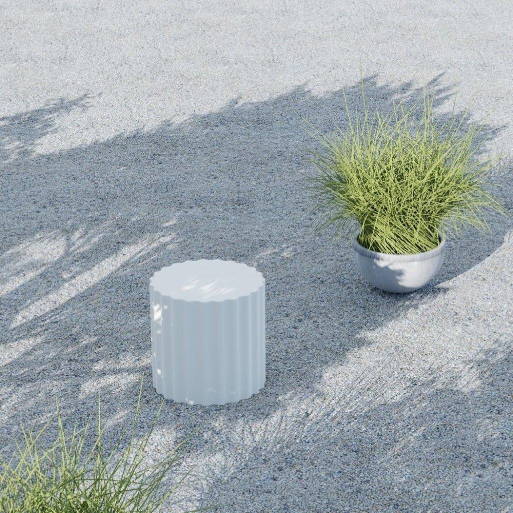 Sunset West Bazaar Athena Concrete Outdoor End Table