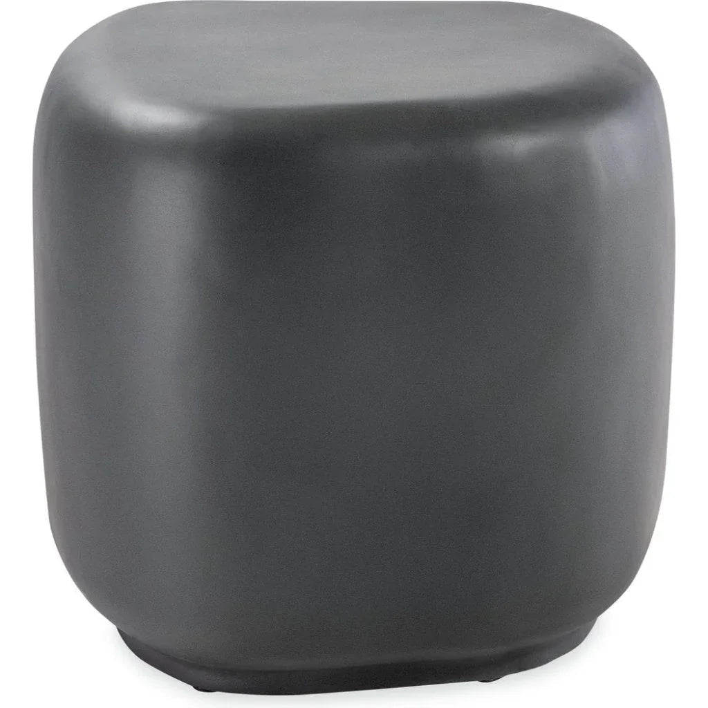 Sunset West Bazaar Concrete Outdoor Pebble End Table