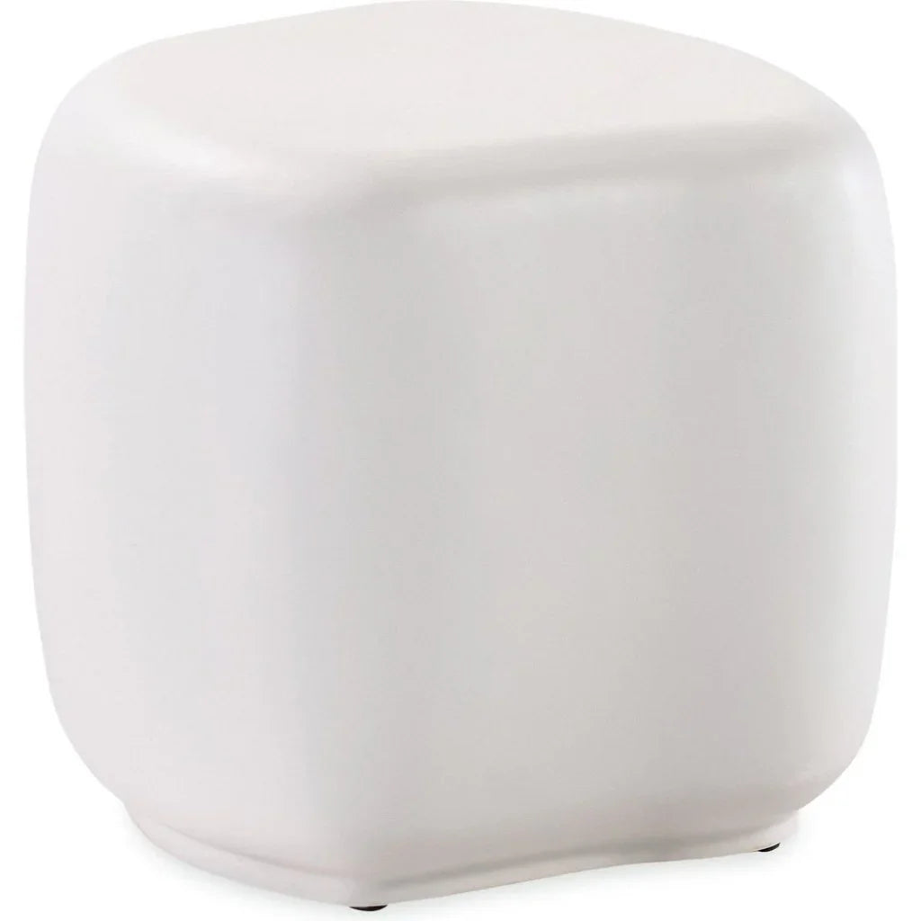 Sunset West Bazaar Concrete Outdoor Pebble End Table