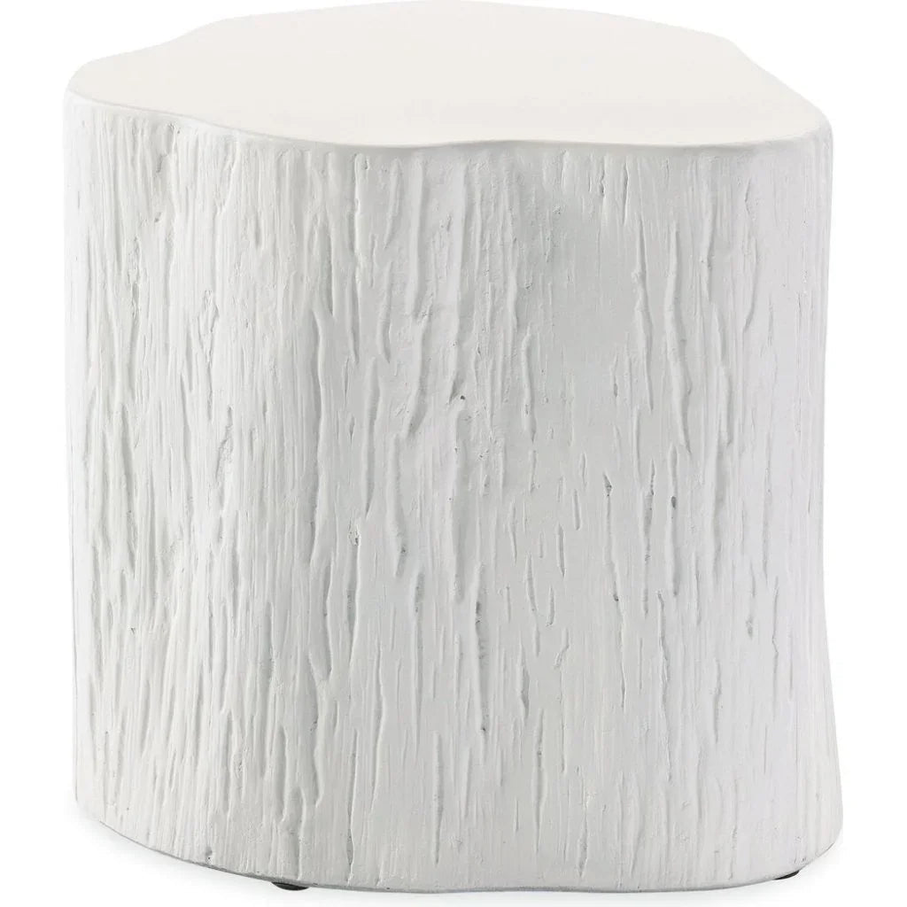 Sunset West Bazaar Concrete Tree Trunk Outdoor End Table