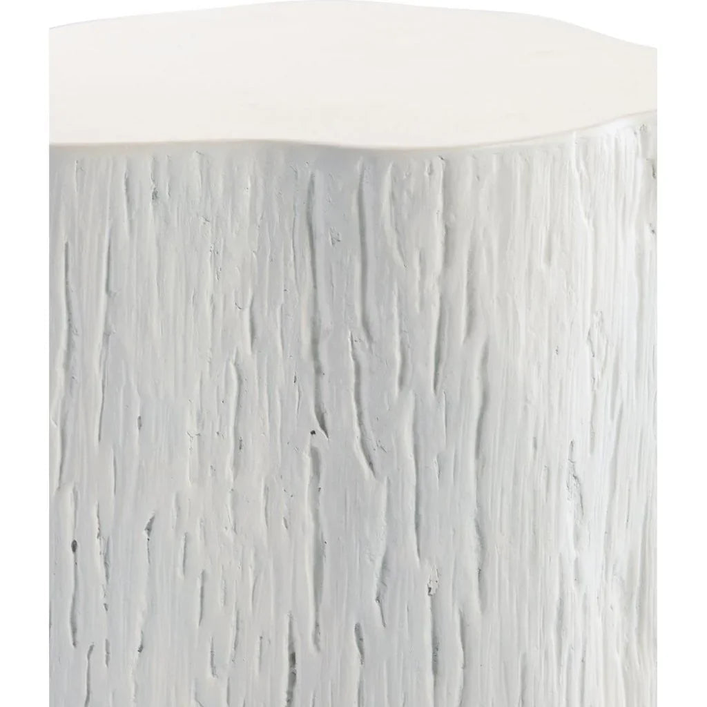 Sunset West Bazaar Concrete Tree Trunk Outdoor End Table