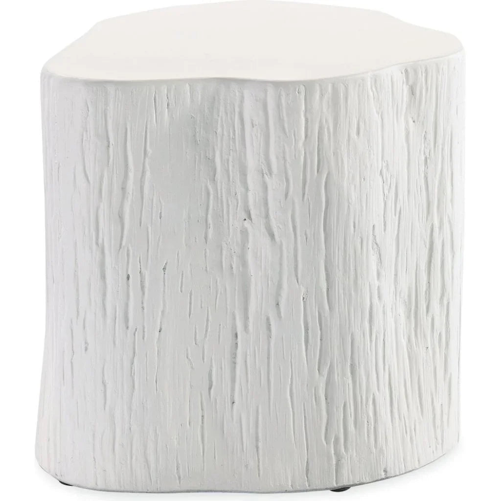 Sunset West Bazaar Concrete Tree Trunk Outdoor End Table