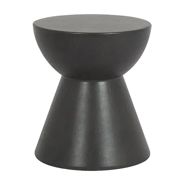 Sunset West Bazaar Dark Gray Round Outdoor End Table
