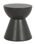 Sunset West Bazaar Dark Gray Round Outdoor End Table