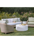 Bazaar Fluted Athena Outdoor Coffee Table-Outdoor Coffee Tables-Sunset West-LOOMLAN
