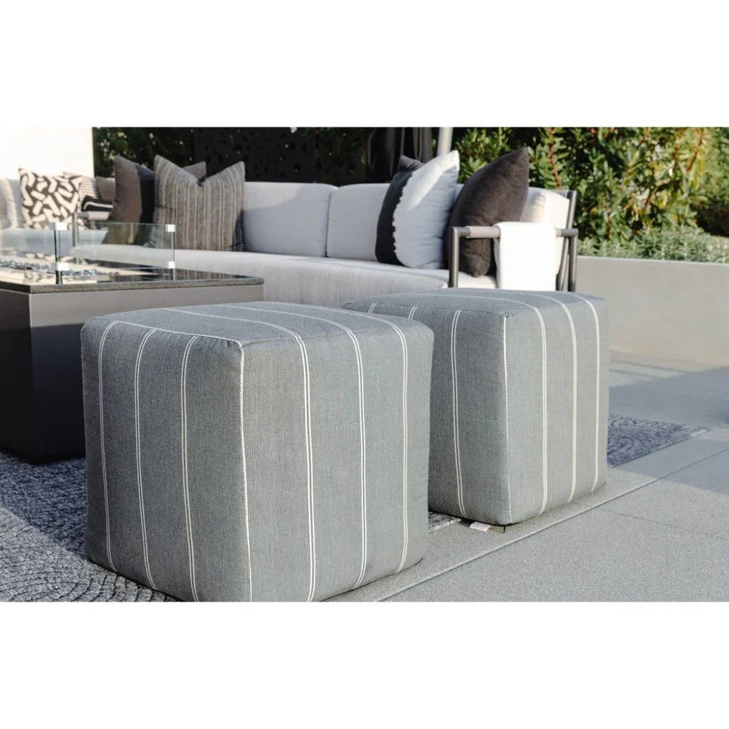 Sunset West Bazaar Sunbrella Weatherproof Outdoor Pouf