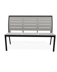 56" Bazza MGP Aluminum Stacking Armless Bench