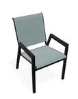 Bazza Stacking Bistro Chair MGP Arm Accents