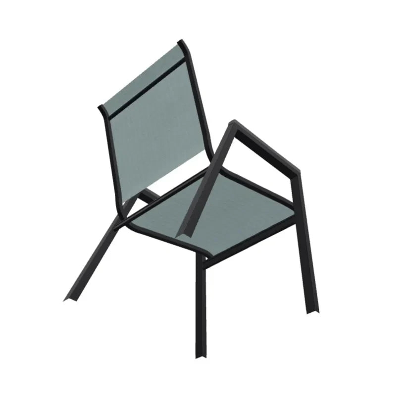 Bazza Stacking Bistro Chair MGP Arm Accents