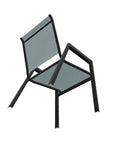 Bazza Stacking Bistro Chair MGP Arm Accents