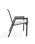 Bazza Stacking Bistro Chair MGP Arm Accents