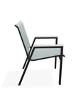 Bazza Stacking Bistro Chair MGP Arm Accents