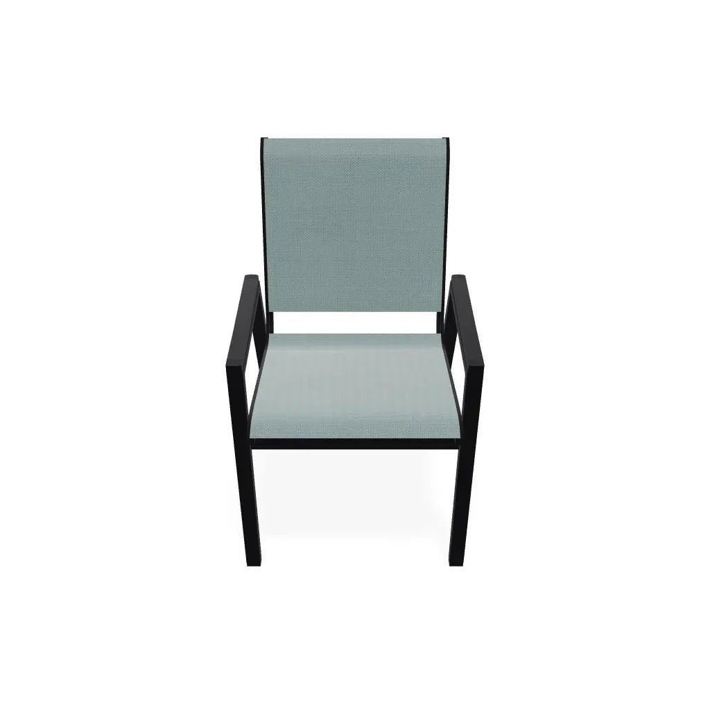 Bazza Stacking Bistro Chair MGP Arm Accents