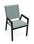 Bazza Stacking Bistro Chair MGP Arm Accents