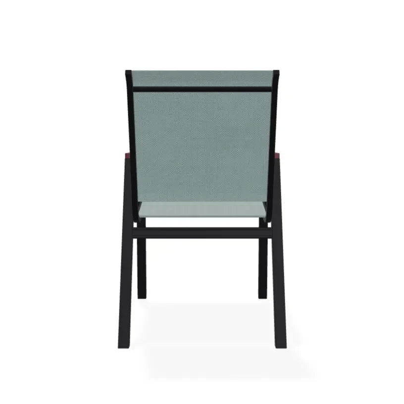 Bazza Stacking Bistro Chair MGP Arm Accents