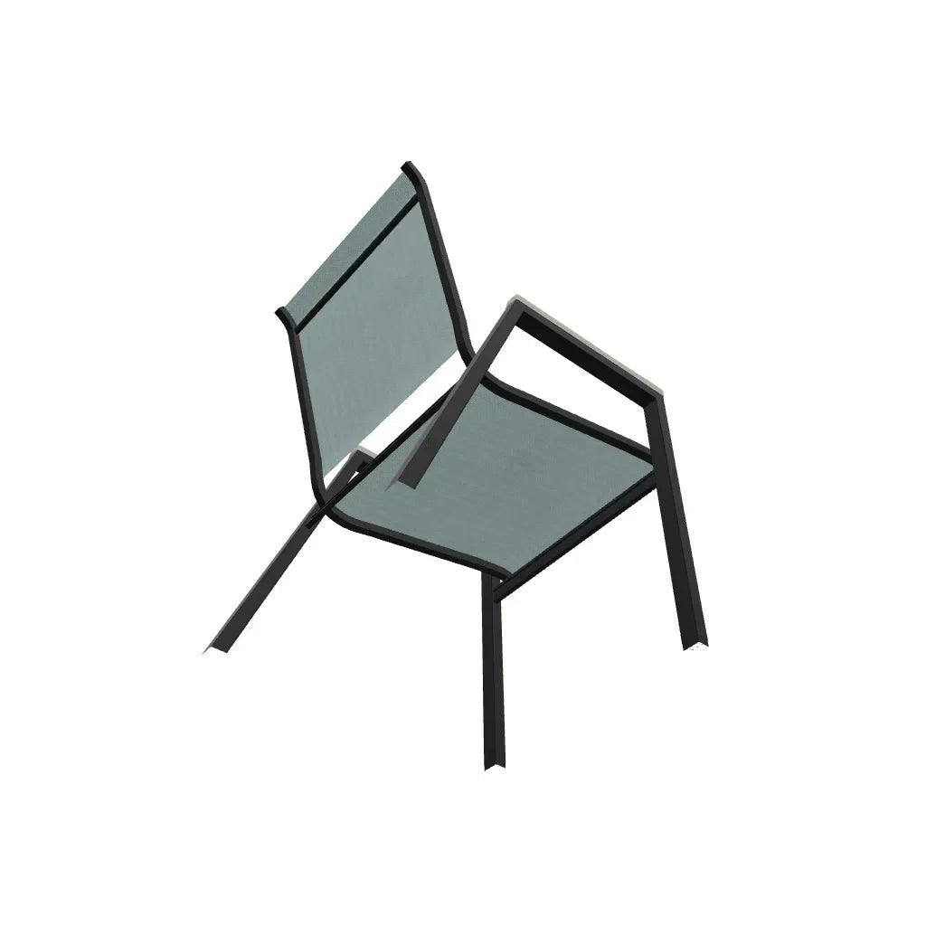 Bazza Stacking Bistro Chair MGP Arm Accents