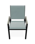 Bazza Stacking Bistro Chair MGP Arm Accents