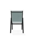 Bazza Stacking Bistro Chair With Rustic Polymer Arm Accents