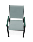 Bazza Stacking Bistro Chair MGP Arm Accents