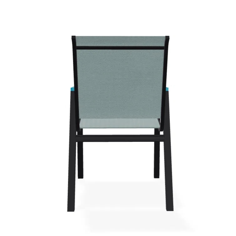 Bazza Stacking Bistro Chair MGP Arm Accents