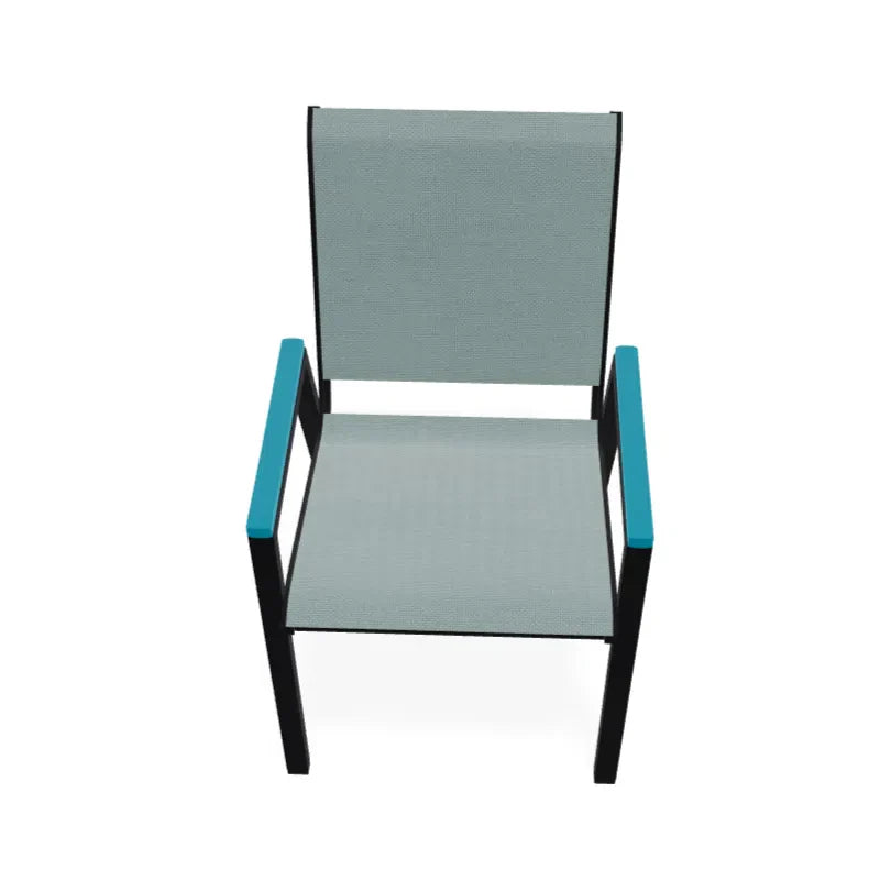 Bazza Stacking Bistro Chair MGP Arm Accents