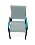 Bazza Stacking Bistro Chair With MGP Arm Accents