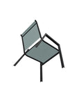 Bazza Stacking Bistro Chair With Rustic Polymer Arm Accents