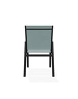 Bazza Stacking Bistro Chair With Rustic Polymer Arm Accents