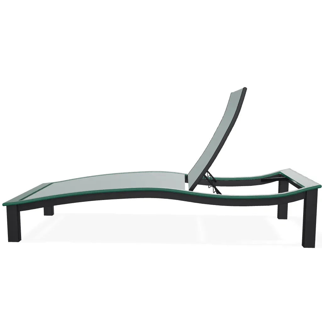 Bazza Contour Armless Chaise with MGP Arm Accent