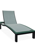 Bazza Contour Armless Chaise with MGP Arm Accent