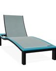 Bazza Contour Armless Chaise with MGP Arm Accent