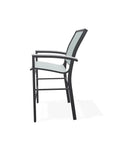 Bazza Stacking Balcony Height Rustic Polymer Cafe Arm Chair