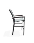 Bazza Stacking Balcony Height Rustic Polymer Cafe Arm Chair