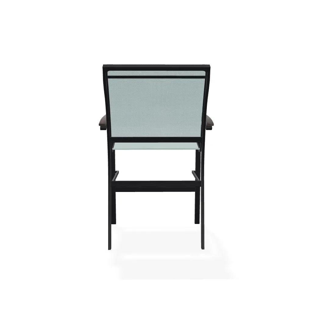 Bazza Stacking Balcony Height Polymer Cafe Arm Chair