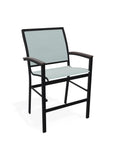 Bazza Stacking Balcony Height Polymer Cafe Arm Chair