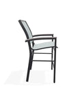 Bazza Stacking Balcony Height Rustic Polymer Cafe Arm Chair