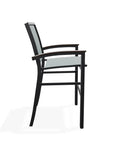 Bazza Stacking Bar Height MGP Armed Cafe Chair