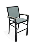 Bazza Stacking Bar Height MGP Armed Cafe Chair