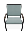 Bazza Dining Height Stacking Cafe Chair With MGP Arm Accents