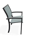 Bazza Dining Height Stacking Cafe Chair With MGP Arm Accents