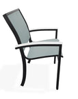 Bazza Dining Height Stacking Cafe Chair With MGP Arm Accents