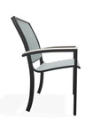 Bazza Dining Height Stacking Cafe Chair With MGP Arm Accents