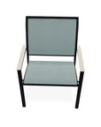 Bazza Dining Height Stacking Cafe Chair With MGP Arm Accents