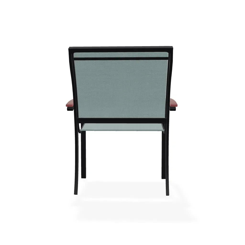 Bazza Dining Height Stacking Cafe Chair With MGP Arm Accents