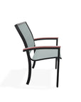 Bazza Dining Height Stacking Cafe Chair With MGP Arm Accents