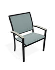 Bazza Dining Height Stacking Cafe Chair With MGP Arm Accents