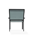 Bazza Dining Height Cafe Chair With Rustic Arm Accents